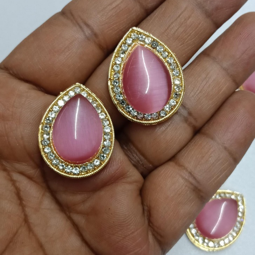 Monalisa Stone Connector - Pink