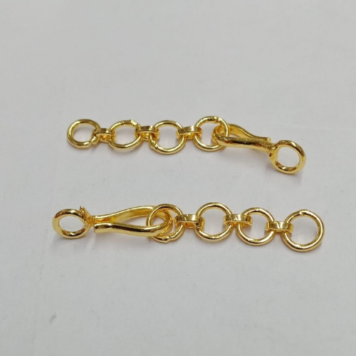 Microplated Necklace Hook and Chain