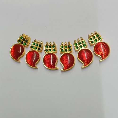 Kemp Mango Charms| 6pcs Set| (VB-07KP) | Red|